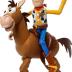 Mattel Disney Pixar Toy Story 4 Woody and Bullseye 2-Character Pack, Movie-inspired Relative-Scale for Storytelling Play