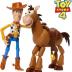 Mattel Disney Pixar Toy Story 4 Woody and Bullseye 2-Character Pack, Movie-inspired Relative-Scale for Storytelling Play