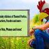 Nicky Bigs Novelties Fuzzy Chicken Mask Hat Rooster Hat Animal Costume Accessory Cock Head Novelty, One Size Red/White/Yellow