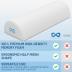 Everlasting Comfort Knee Pillow for Back Sleeping, Comfortable Pure Memory Foam Half Moon Bolster Pillow for Legs - Under Knee Pillow for Sleeping on Back, Leg Pillow for Back Pain