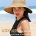 FURTALK Sun Visor Hats for Women Wide Brim Straw Roll-Up Ponytail Summer Beach Hat UV UPF Packable Foldable Travel
