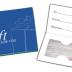 Gift Card Presenter (A Gift for You - Simple Blue) 200 Pack