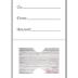 Gift Card Presenter (A Gift for You - Simple Blue) 200 Pack