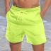 Beach Shorts Swim Trunks Quick Dry Men's Bathing Suit with Mesh Lining/Side Pockets