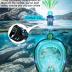 W WSTOO Full Face Snorkel Mask,Snorkeling Gear for Adults to Breathe Through Mouth or Nose,180 Degree Panoramic View,Anti-Fog Anti-Leak with Camera Mount,Best Gift for Summer Holiday Travelers