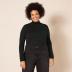 Amazon Essentials Women's Classic-Fit Lightweight Long-Sleeve Turtleneck Sweater (Available in Plus Size), Black, Medium