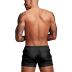 Mens Swimwear Sports Shorts Swim Trunks with Zipper Pockets