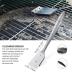 Grilljoy 8PCS Heavy Duty BBQ Grill Tools Set with Extra Thick Stainless Steel Spatula, Fork, Tongs & Cleaning Brush - Complete Barbecue Accessories Kit with Portable Bag - Perfect Grill Gifts for Men