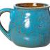 Cape Shore Handcrafted Bean Pot Stoneware 16oz Mug, Multiple Styles Available (Turtle)