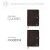 CASE ELEGANCE Full Grain Premium Leather Refillable Journal Cover with A5 Lined Notebook, Pen Loop, Card Slots, Brass Snap (Monogrammed Brown)