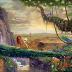 Ceaco - 4 in 1 Multipack - Thomas Kinkade - Disney Dreams Collection - Cinderella, The Lion King, Mickey and Minnie, & The Little Mermaid - (4) 500 Piece Jigsaw Puzzles , Blue