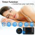 Magicteam Sound Machine White Noise Machine with 20 Non Looping Natural Soothing Sounds Memory Function 32 Levels of Volume Powered by AC or USB and Sleep Sound Timer Therapy for Baby Kids Adults