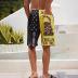 Mens Swim Trunks Quick Dry Board Shorts with Mesh Lining, Breathable Surf Beach Shorts Swimwear Bathing Suits