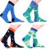 Golf Gifts for Men Golf Socks for Men Men's Funny Crew Socks Novelty Cool Fun Funky Cotton Socks (4 Pairs Golf)