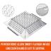 3 Pack Grill Baskets for Outdoor Grill, Heavy Duty Stainless Steel Vegetable Grill Basket, Grilling Basket for Veggies, Grilling Accessories for All Grills & Smokers - Grilling Gifts for Men