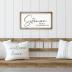 Personalized Framed Wooden Family Name Sign | Custom Family Established Wood Sign | Family Sign Wood Wall Decor… (9" x 18")