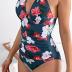 B2prity Women's Slimming One Piece Swimsuits Tummy Control Bathing Suit Halter Swimwear for Big Busted Curvy Woman