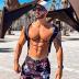 GINGTTO Men's Beach Shorts Bathing Suits with Mesh Lining