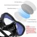 Snorkel Set, Anti-Fog Panoramic View Snorkel Mask and Anti-Leak Dry Snorkel Tube, Snorkeling Gear for Adults, Snorkel Kit Bag Included