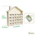 Sunlit Christmas Wooden Advent Calendar with Drawers, Unfinished Wooden, House Shaped Countdown Calendar Ready to Decorate and Personalize | Craft Storage Box | DIY Guru and Crafters