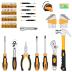 DEKOPRO 158 Piece Tool Set-General Household Hand Tool Kit,Auto Repair Tool Set, with Plastic Toolbox Storage Case