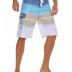 unitop Men's Bathing Board Trunks Beach Shorts Holiday Hawaiian Colorful Striped