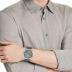 Bulova Men's Classic Wilton 6-Hand Chronograph Quartz, Luminous Hands, Textured Dial, Roman Numeral Markers