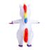 Spooktacular Creations Inflatable Costume Adult, Full Body Riding a Unicorn Blow Up Costume for Halloween Inflatables Costume Dress-Up Party (White)