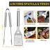 34Pcs BBQ Grill Accessories Tools Set, 16 Inches Stainless Steel Grilling Tools with Carry Bag, Thermometer, Grill Mats for Camping/Backyard Barbecue, Grill Tools Set for Men Women