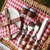 ZORMY Wicker Picnic Basket for 2 Person, Willow Hamper Basket Sets with Insulated Compartment, Handmade 2 Person Picnic Basket Classical Red Check with Utensils Cutlery Perfect for Picnic, Camping