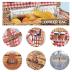 ZORMY Wicker Picnic Basket for 2 Person, Willow Hamper Basket Sets with Insulated Compartment, Handmade 2 Person Picnic Basket Classical Red Check with Utensils Cutlery Perfect for Picnic, Camping