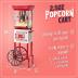 Nostalgia Popcorn Maker Machine - Professional Cart With 2.5 Oz Kettle Makes Up to 10 Cups - Vintage Popcorn Machine Movie Theater Style - Red & White