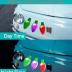 90 Pieces Christmas Car Refrigerator Decorations - 42 Reflective Bulb Light Shaped Magnets 48 Magnetic Wires Ornaments Set Xmas Holiday Cute Decor