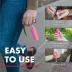SABRE Pepper Spray & 2-in-1 Stun Gun with Flashlight, Self Defense Kit, Fast Flip Top Safety, Finger Grip for Better & Faster Aim, Painful 1.60 µC Charge, 120 Lumen LED Light, Rechargeable, 0.54 fl oz