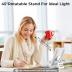 Fitfirst Light Therapy Lamp, 15000 Lux Simulated Sunlight, UV-Free LED Lamp with 3 Color Temperature & 4 Brightness Settings, Adjustable Timer, Foldable Stand for Home Office Travel