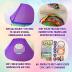 Playz Unicorn Toys Kids Play Tent for Girls with Unicorn Ring Toss, Candy Board Game, & Tic Tac Toe - Indoor & Outdoor Pop up Playhouse Set for Kids Birthday Party Favors & Gifts for Baby and Toddlers