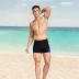 BALEAF Men's Square Leg Athletic Swim Jammers Durable Training Splice Team Swimsuit
