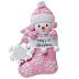 2024 Baby First Christmas Personalized Pink Ornament, Customized Baby Girl Ornament, Gift for Newborn