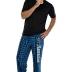 Harry Potter Adult Mens' Ravenclaw House Crest Plaid Pajama Pants (X-Large)