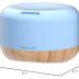 Homeweeks 300ml Essential Oil Diffuser, Quiet Aromatherapy Mist Diffusers for Essential Oils, Wood Grain Ultrasonic Oil Diffuser with Remote Control,Timer, 7 Colors Light for Bedroom (300ml)…