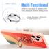 Transparent Phone Ring Holder Grip - EI Sonador Clear Cell Phone Ring Stand Holder Finger Grip Kickstand 360° Rotation, Compatible with Most of Phones, Tablets and Case (2 Silver Diamond)