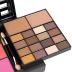 All In One Makeup Gift Kit - Ultimate Color Combination - 36 Eyeshadow, 28 Lip Gloss, 3 Blusher, 4 Concealer, 3 Contour Powder, 3 Brushes, 1 Mirror, 74 Colors Palette Set