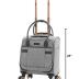 kensie Hudson Softside Spinner Luggage, Heather Gray, 3-Piece Set (16/20/28)