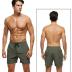 Tyhengta Men's Swim Trunks Quick Dry Beach Shorts with Zipper Pockets and Mesh Lining