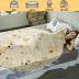 SeaRoomy Burritos Tortilla Blanket, Tortilla Wrap Blanket, Novelty Funny Tortilla Round Blanket Giant Tortilla Round Soft Blanket (Beige, 47 inches)