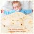Tortilla Blanket Baby, Baby Burritos Swaddle Blanket, Taco Blanket for Newborn Toddler, 285 GSM Soft Flannel Wearable Wrap Blanket Funny Gifts for Baby Shower Boy Girl 0-3 6 9 Months