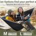 Kootek Camping Hammock, Camping Essentials, Lightweight Portable Double & Single Hammock with Tree Straps, Camping Gear for Outside Hiking Camping Beach Backpack Travel