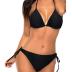 Tempt Me Women Triangle Bikini Sets Halter Two Piece Sexy Swimsuit String Tie Side Bathing Suit