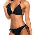 Tempt Me Women Triangle Bikini Sets Halter Two Piece Sexy Swimsuit String Tie Side Bathing Suit