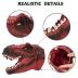 COGO MAN Dinosaur Hand Puppet, Red T Rex Toys Dinosaur Puppet Rubber | Realistic Tyrannosaurus Rex Head | Lifelike Hand Puppet Toys | Halloween Decorations Toys Gifts for Kids and Adults